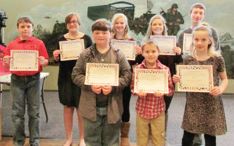 Photos submitted to Times Observer Halgren-Wilcox American Legion Post Auxiliary Post 658 on March 12 held its award ceremony for the 2017 Essay Contest, 